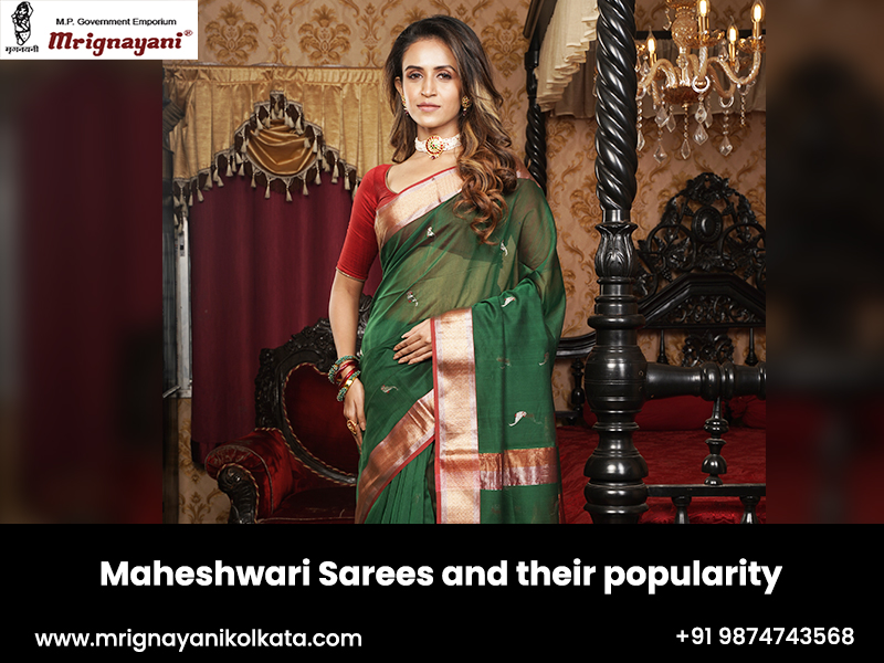 Maheshwari Handloom Saree