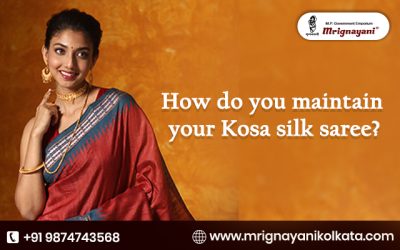 How do you maintain your Kosa silk saree?