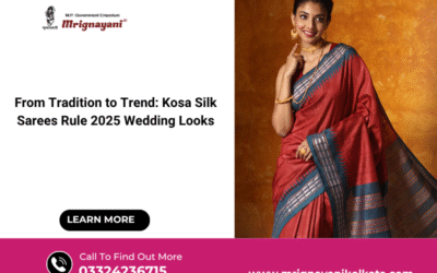 From Tradition to Trend: Kosa Silk Sarees Rule 2025 Wedding Looks