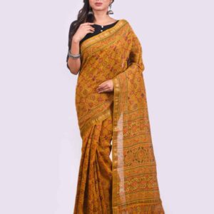 Ajrakh Saree